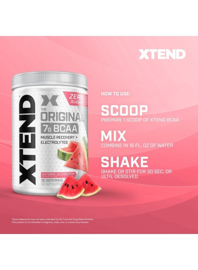 XTEND Original BCAA Powder - Watermelon Explosion - 375gm- 30 serving - Image 2